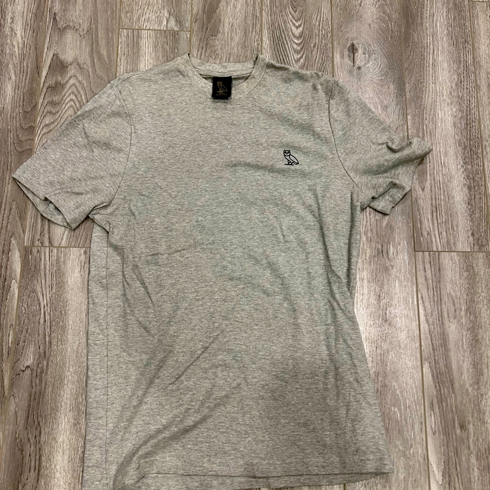 DRAKE OVO GREY OWL T-SHIRT